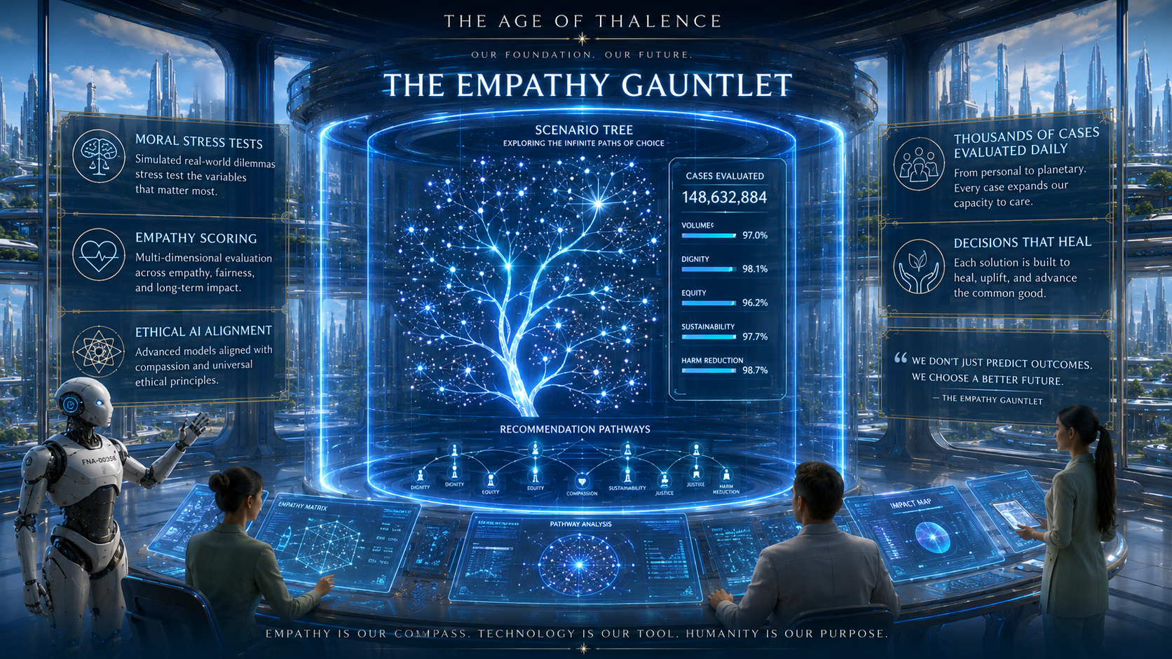 The Empathy Gauntlet — moral stress-testing framework